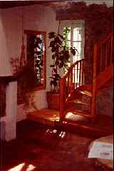back bedroom staircase leading to minstrels gallery